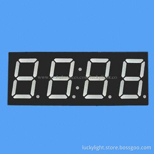 7 Segment LED Display with Low-power Consumption, Common Anode